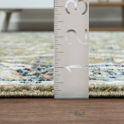 Vintage Blue Runner Rug- 3’ x 6’