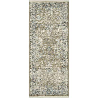 Vintage Blue Runner Rug- 3’ x 6’
