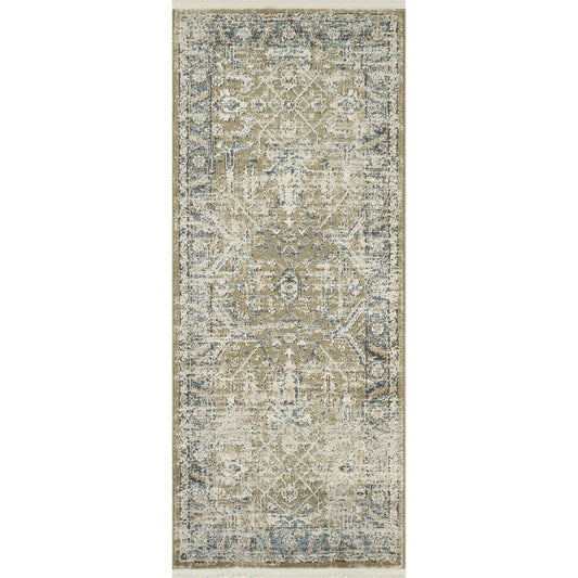 Vintage Blue Runner Rug- 3’ x 6’