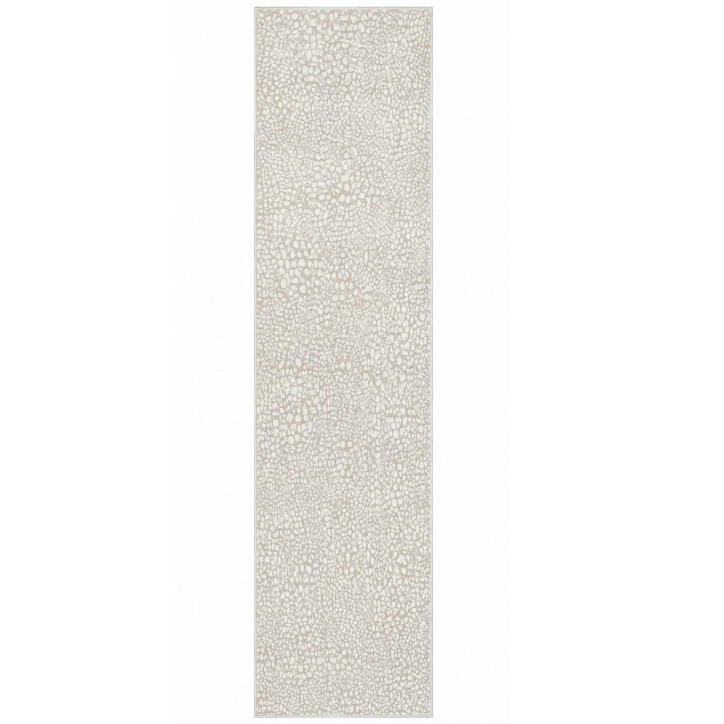 Animal Print Cream Runner Rug - 2’x 8’