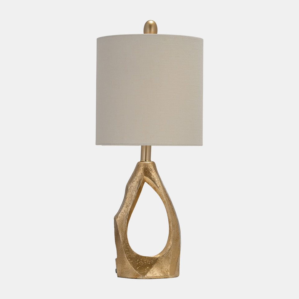 Resin Organic Gold Table Lamp