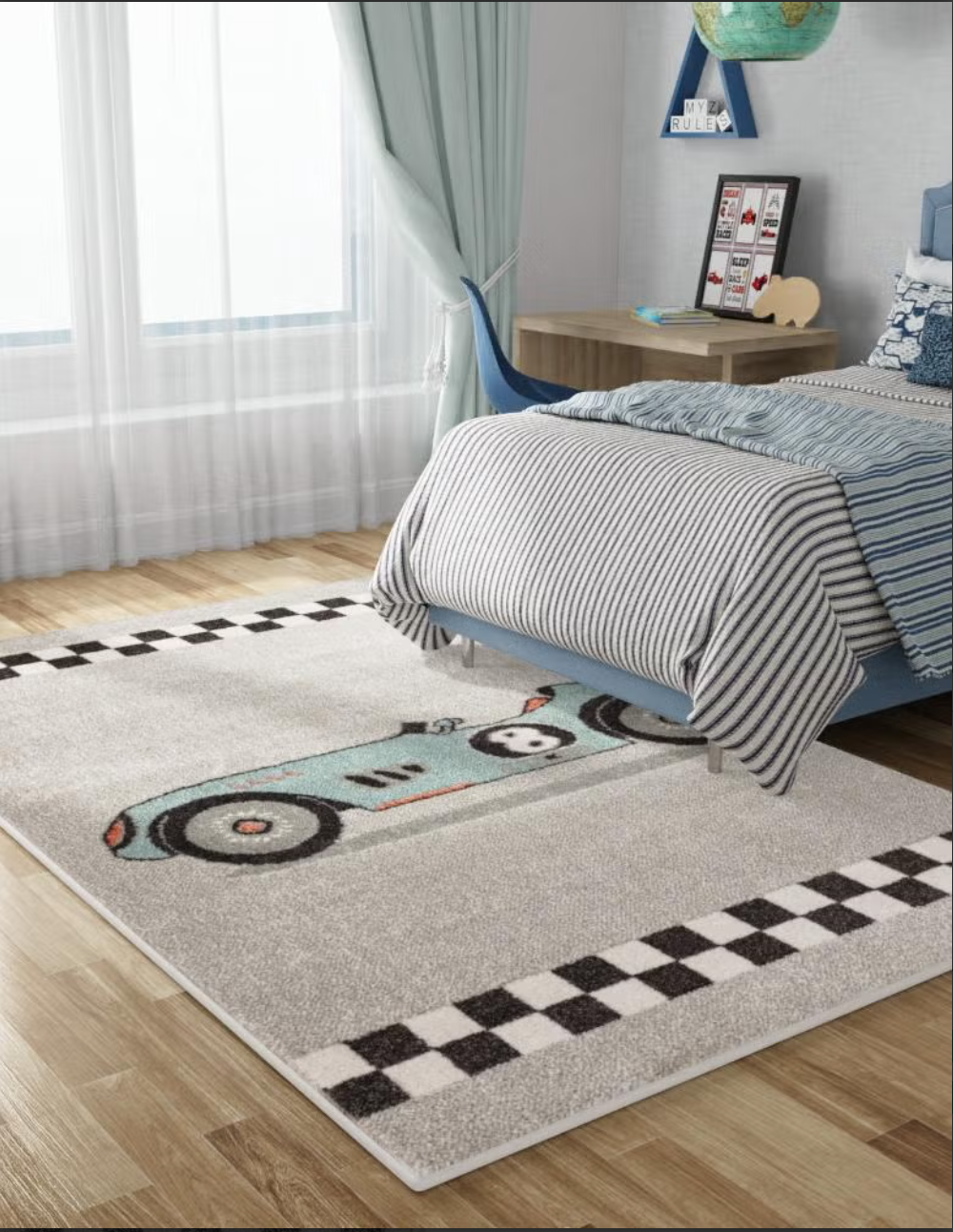 Whimsy Kids Racing Rug