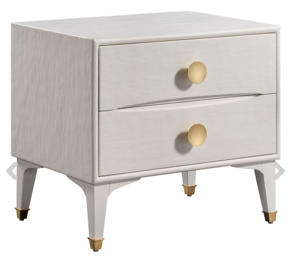 Divine White Nightstand