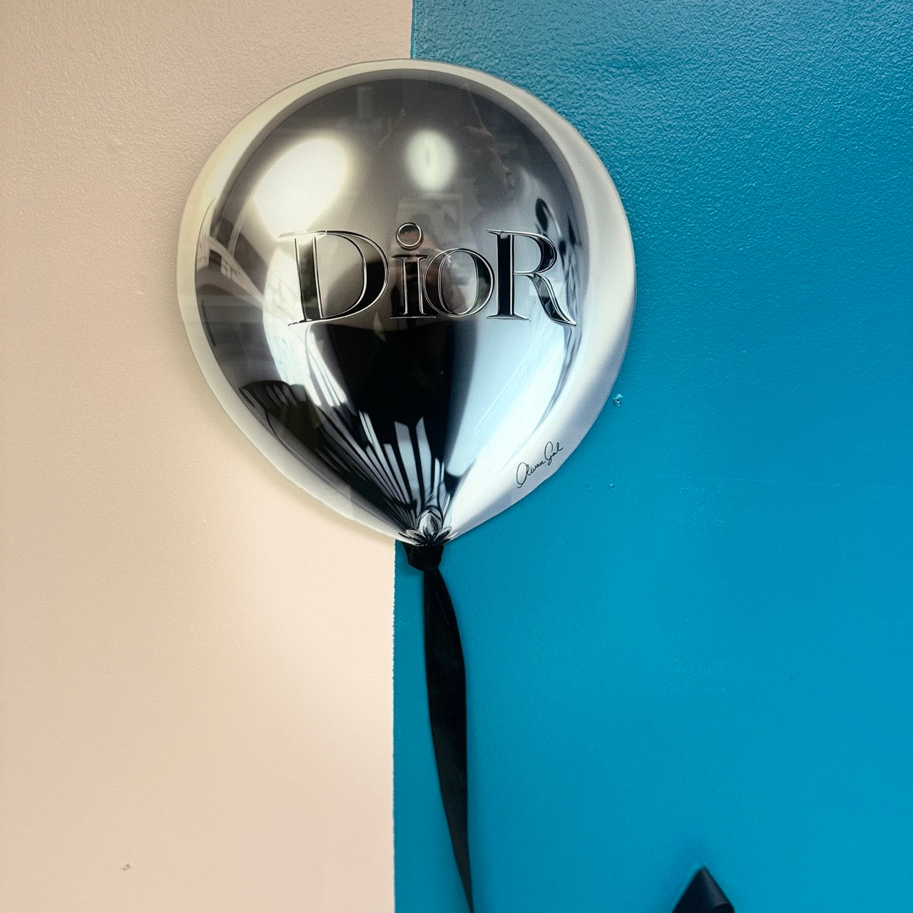 Silver Dior Balloon Oliver Gal