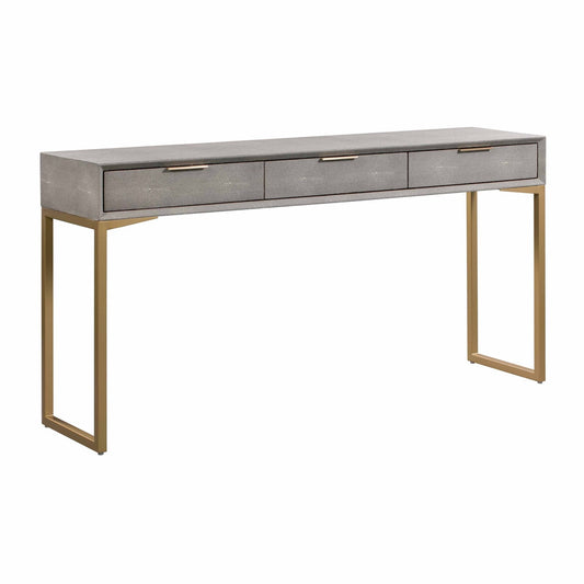 Pesce Shagreen Console Table