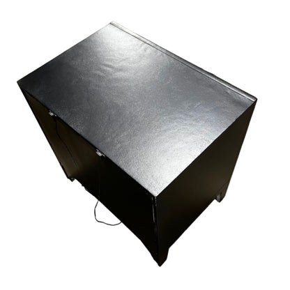 Black Bedside Table Set of 2