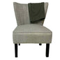 Gray wingback chair Set of 2