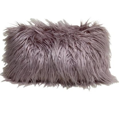Faux Fur Lavender Pillow