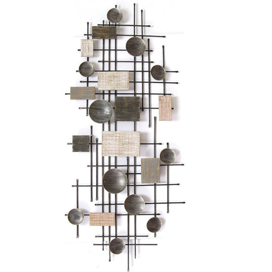 Mixed media wall art 53” x 23”