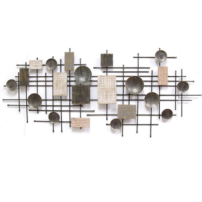 Mixed media wall art 53” x 23”