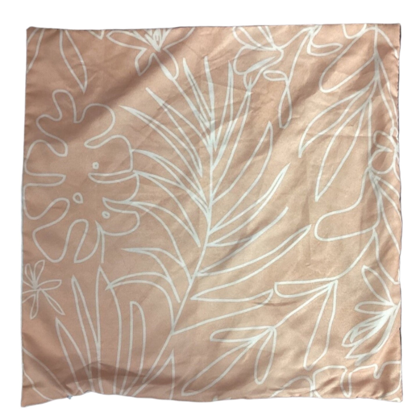 Blush Leaf Pillow  (18”x18”)