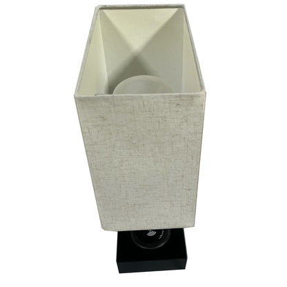 Black Table Lamp 15”
