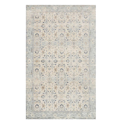 Turkish Soft Blue, Brown and Beige 5’ x 8’