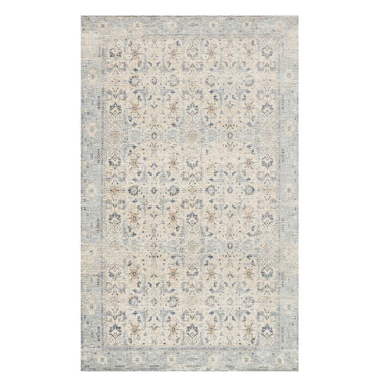 Turkish Soft Blue, Brown and Beige 5’ x 8’