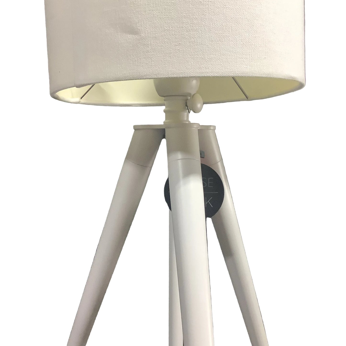 White Tripod Extendable Lamp