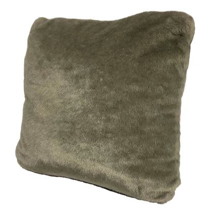 Faux Fur Taupe Pillows