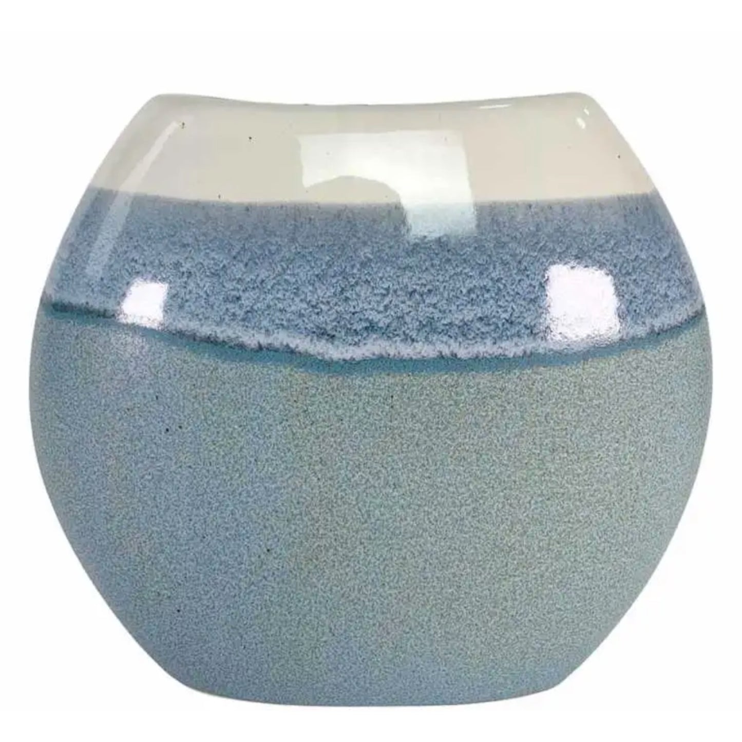 Aqua Ceramic Vase