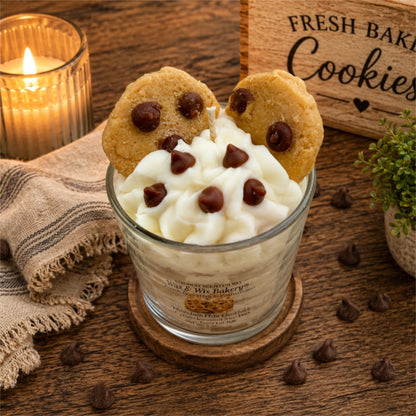 Chocolate Chip Cookie Candle. 13 oz. Large Dessert Candle