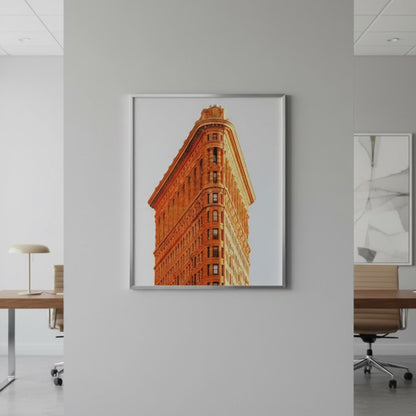 Flatiron Building Reflective Wall Art