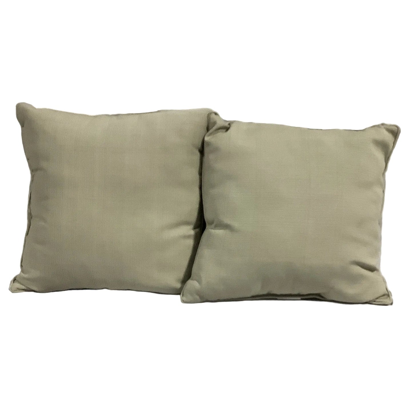 Beige Outdoor Pillows Set of 2