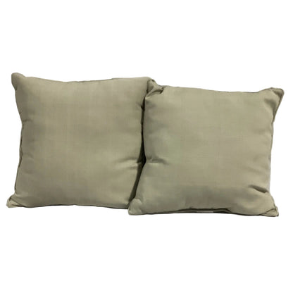 Beige Outdoor Pillows Set of 2