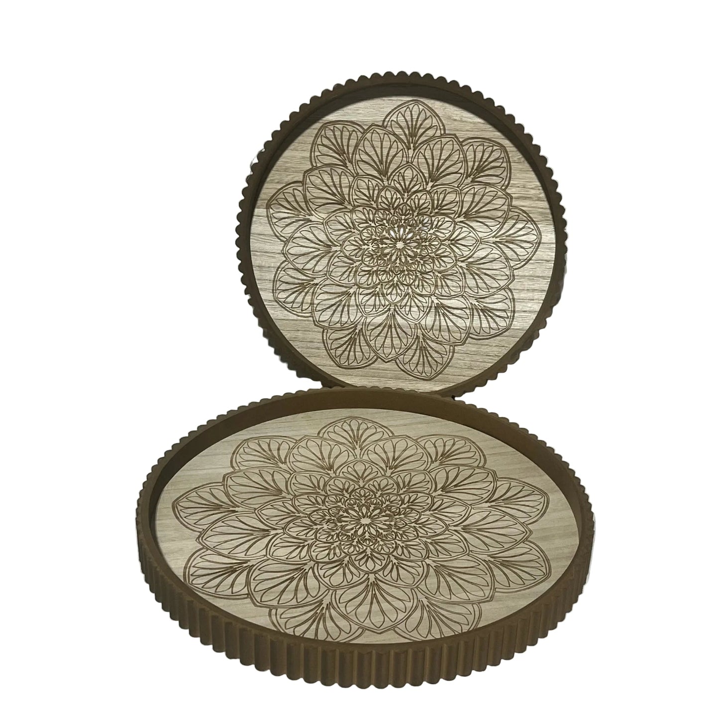 Hand-Carved Wooden Trays