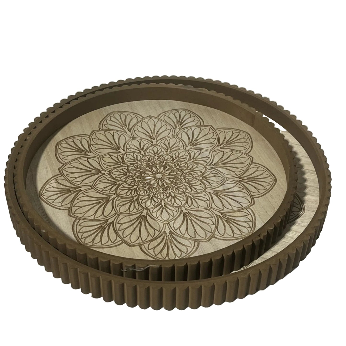 Hand-Carved Wooden Trays