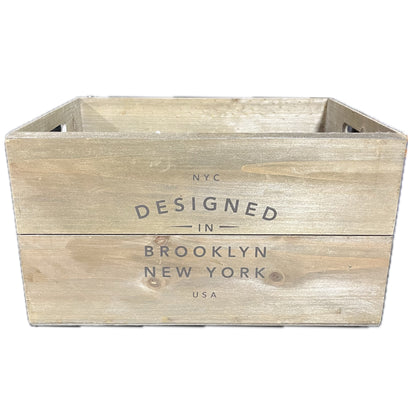 Rustic Wooden Basket