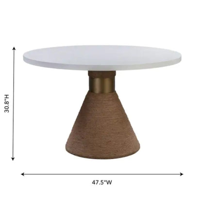Rishi Natural Rope Round Table