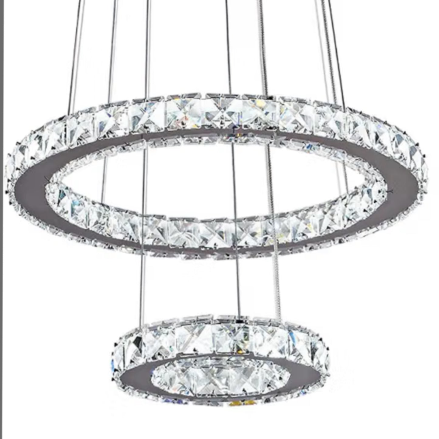 Double Ring Cyrstal Chandelier