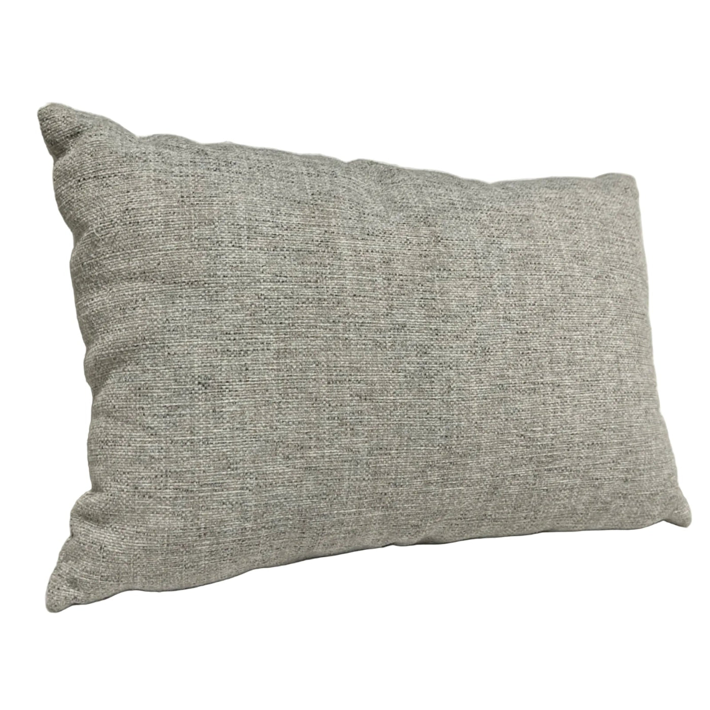 Grey Pillow W/Gold Zipper