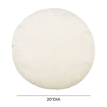 Potter 20" Cream Velvet Pillow- Open Box