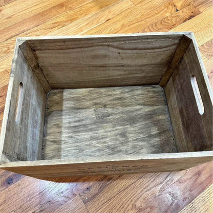 Rustic Wooden Basket