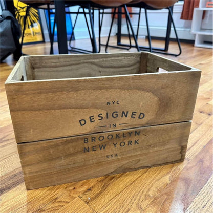 Rustic Wooden Basket