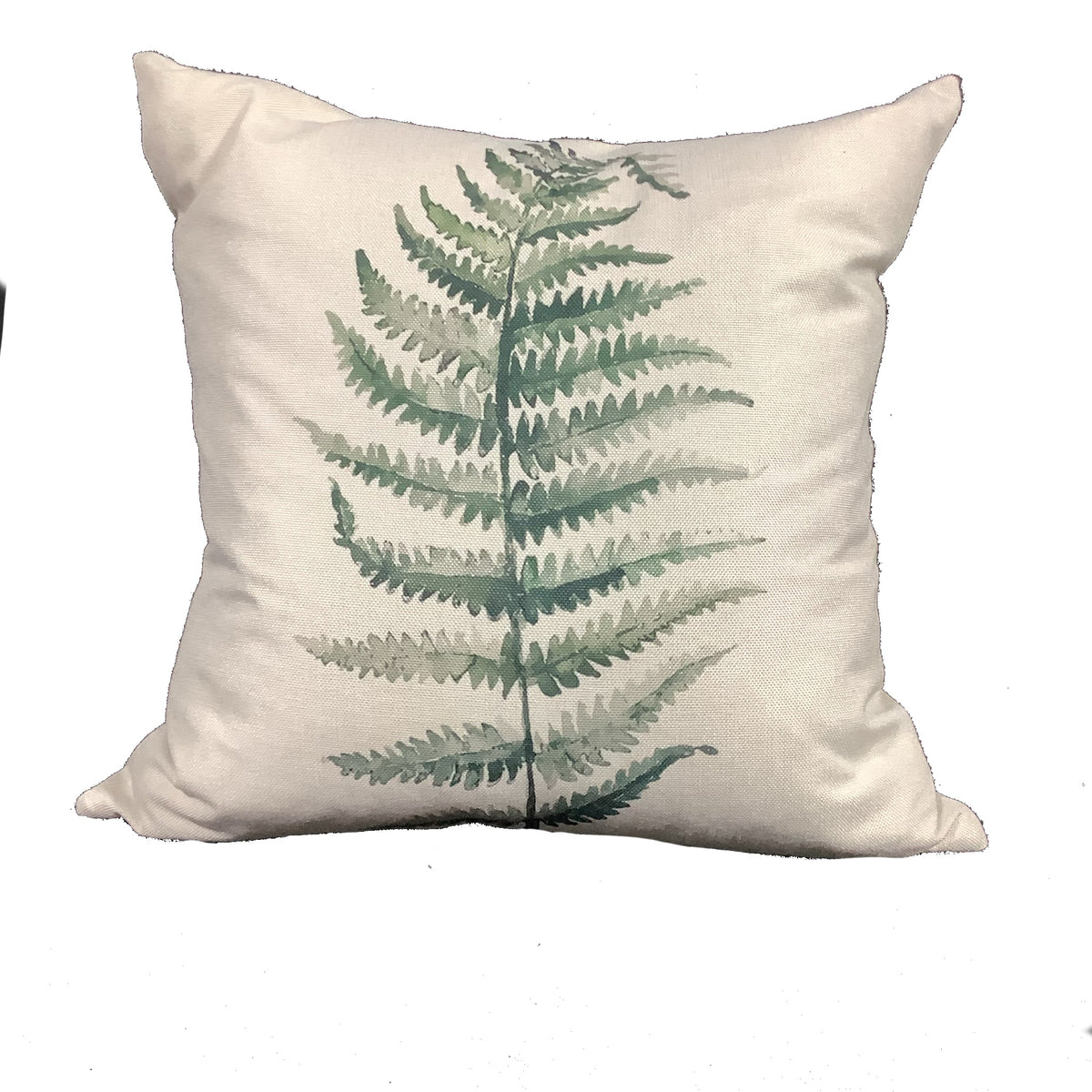 Cozy Modern Fern Leaf Pillow