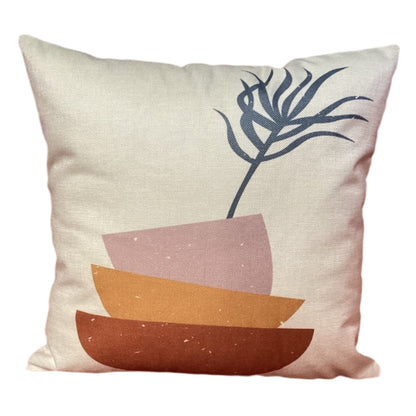 Flower Abstract Throw Pillow Set of 2