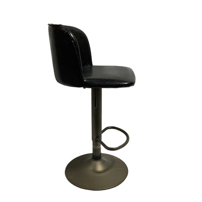 Faux Leather Swivel Barstool