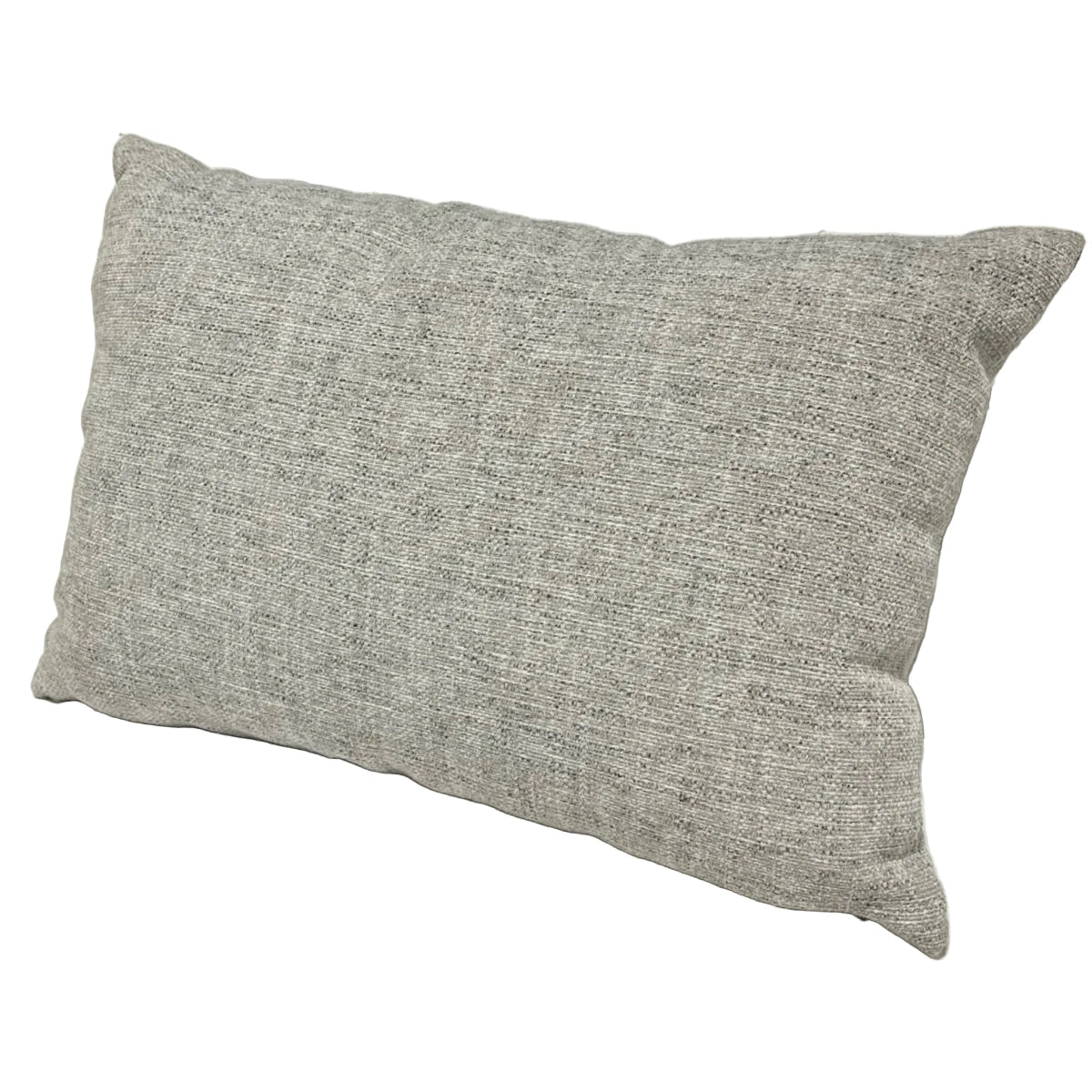 Grey Pillow W/Gold Zipper