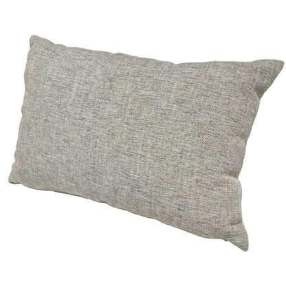 Grey Pillow W/Gold Zipper