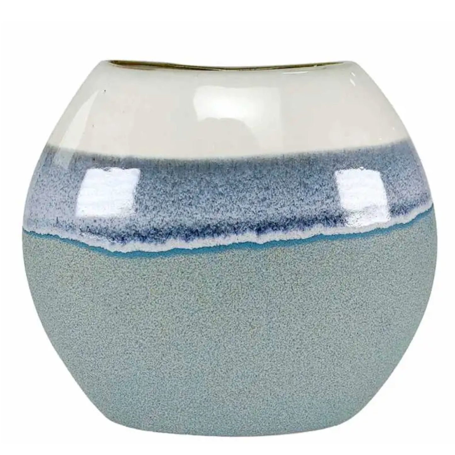Aqua Ceramic Vase