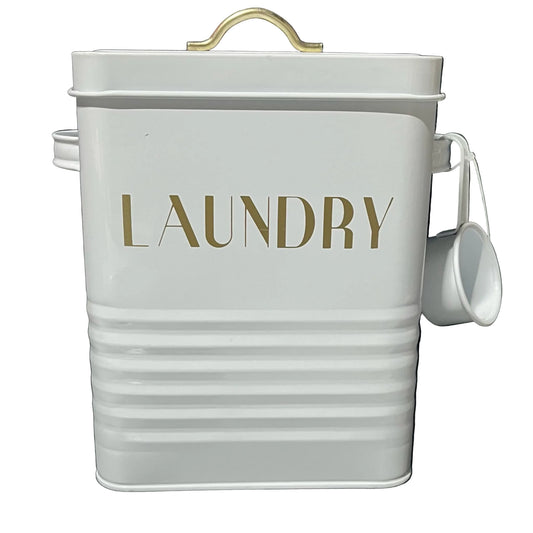 Laundry Tin with Cup
