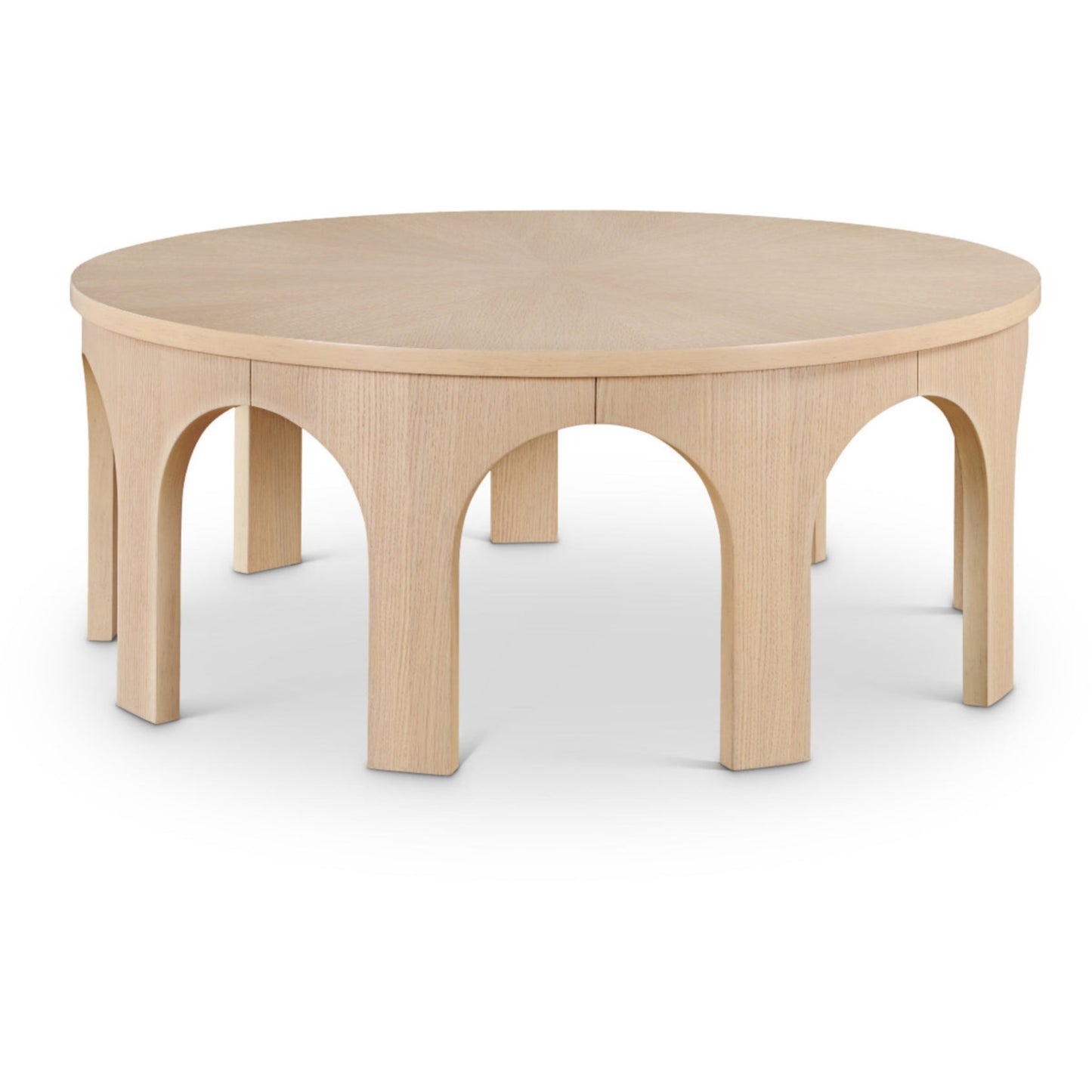The Riz Solid Wood/Oak Veneer Coffee Table