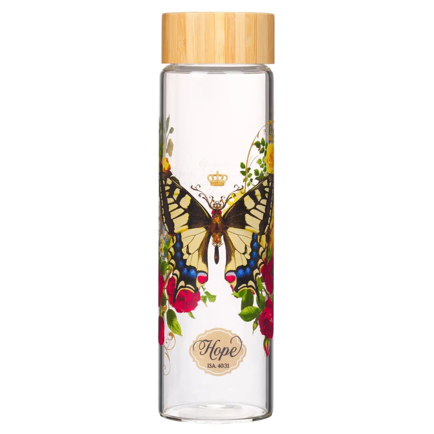 Water Bottle Glass Hope Isa. 40:31
