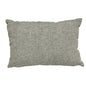 Grey Pillow W/Gold Zipper