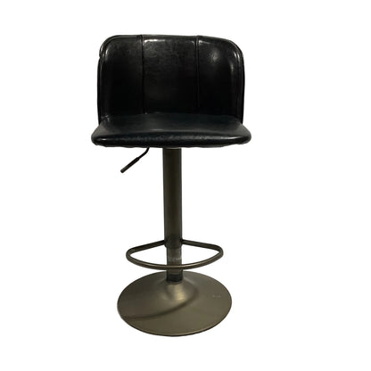 Faux Leather Swivel Barstool