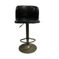 Faux Leather Swivel Barstool