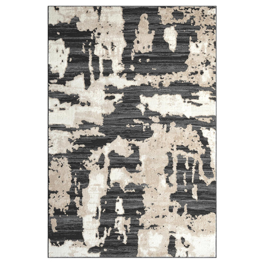Abstract Pattern Area Rug-6'X9'