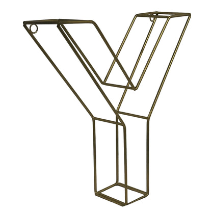 Metal marquis letter “Y”