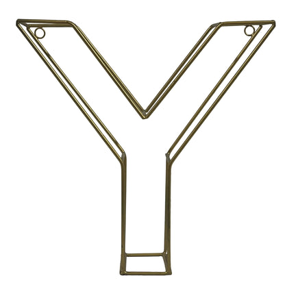 Metal marquis letter “Y”