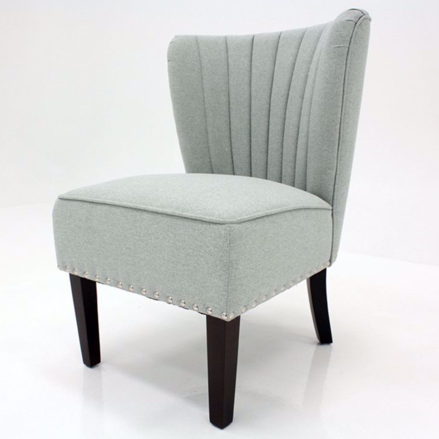 Gray wingback chair Set of 2